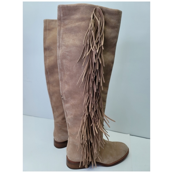 SAN EDELMAN "Josephine " tall boots with tassels size 5M - Picture 4 of 16